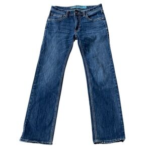 ROCK & ROLL DENIM REVOLVER MENS STRAIGHT LEG DENIM BLUE JEANS SIZE 29 X 32